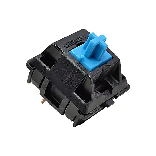 Cherry MX Blue Switches (10 Pcs)- MX1AG1NN | Plate Mounted | Tactile Switches for Mechanical Keyboard